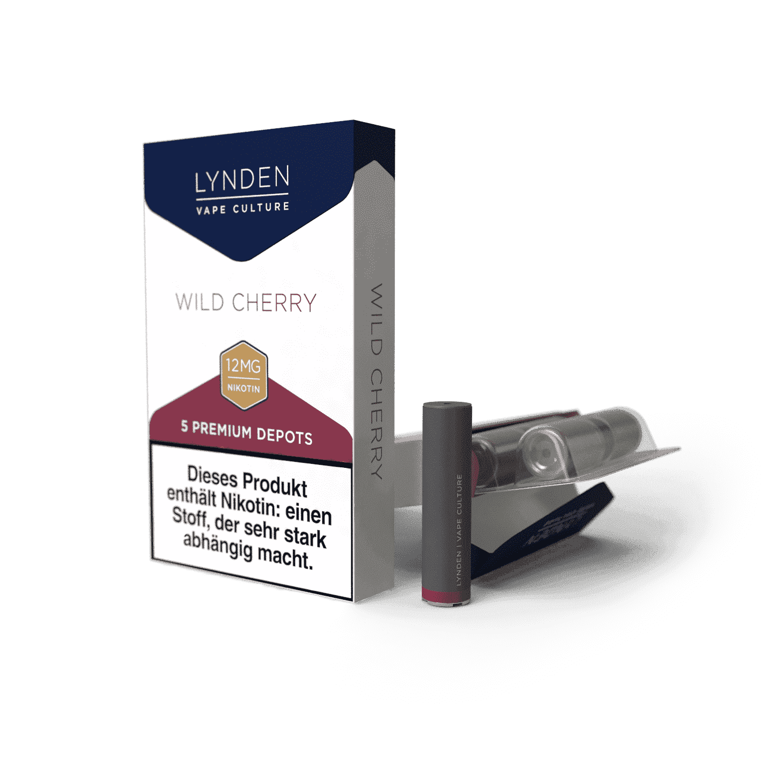 25er-Vorratspack LYNDEN Premium Depots Wild Cherry mit 125 Depots